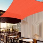 Yescom 13X7ft 97% UV Block Rectangle Sun Shade Sail Outdoor Patio Pool Garden Yard Lawn Carport Cover Net Awning Canopy Bright Orange - Image 10