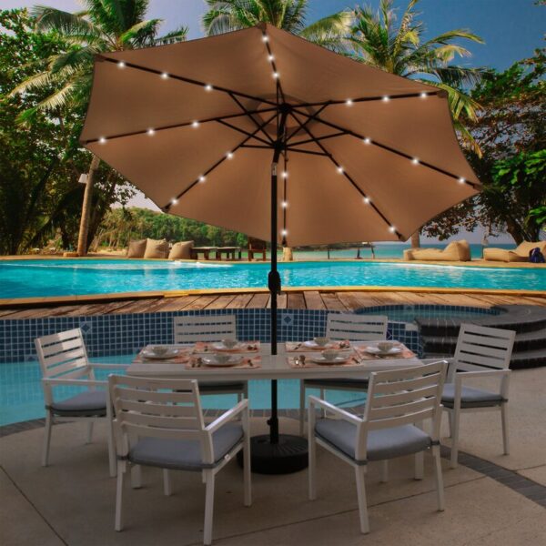 Yolanda 108'' Lighted Market Umbrella - Image 4