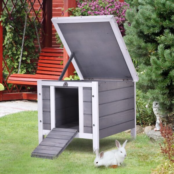 Zaina Weather Resistant Hutch with Ramp - Image 4