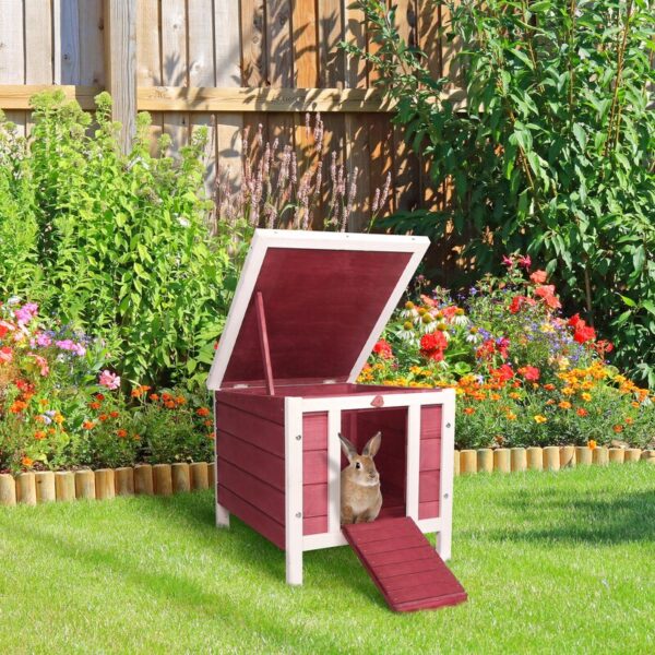 Zaina Weather Resistant Hutch with Ramp - Image 9