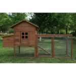 Zebediah 12 Square Feet Chicken Coop with Chicken Run