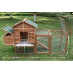 Zebediah 12 Square Feet Chicken Coop with Chicken Run - Image 4