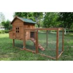 Zebediah 12 Square Feet Chicken Coop with Chicken Run - Image 3