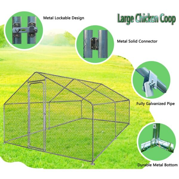 Zed 66 Square Feet Chicken Run - Image 6