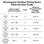 Zeferino Rectangular 6 - Person Outdoor Dining Set - Image 8