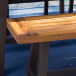 Zeferino Rectangular 6 - Person Outdoor Dining Set - Image 4