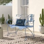 Zev Metal Outdoor Bench