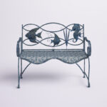 Zev Metal Outdoor Bench - Image 4