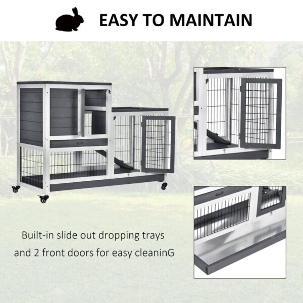 Zosia Weather Resistant Hutch with Ramp - Image 5