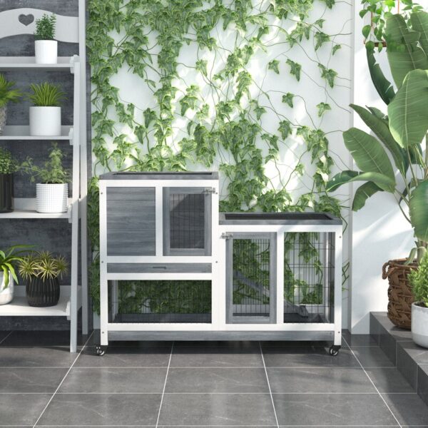 Zosia Weather Resistant Hutch with Ramp - Image 2